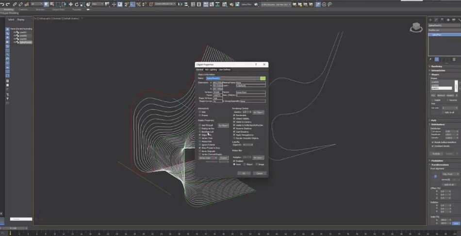 3d-kstudio插件下载 3dMax样条建模插件3d-kstudio Spline Flow Pro v0.9.130 for 3ds Max 2017 – 2024-1