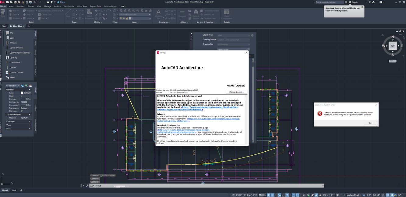 cad2023建筑版破解下载 建筑设计绘图Autodesk AutoCAD Architecture 2023.0.1 授权破解版(附补丁+教程)-1