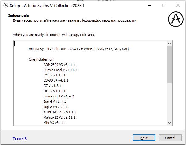 Arturia V-Collection破解版下载 音效合成器全家桶 Arturia Synths Collection v2023.1 VR一键直装破解版-2