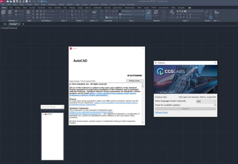 CGSLabs2023破解版下载 CGSLabs Infrastructure Design Suite 2023.1 for Autocad/Brics 64位破解版(附教程)-1