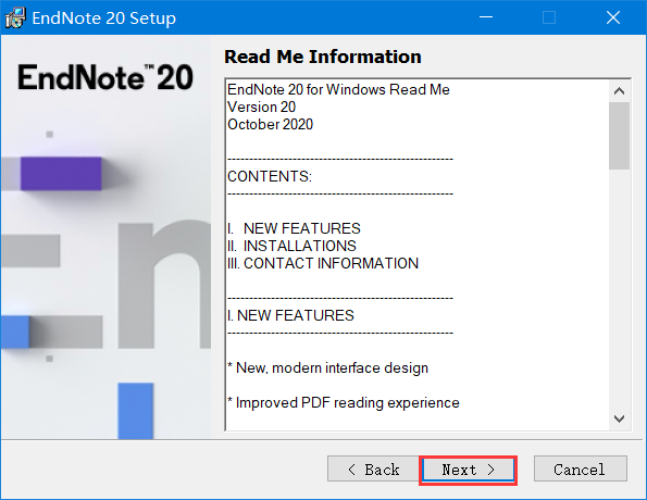 EndNote 20 版下载安装教程-4