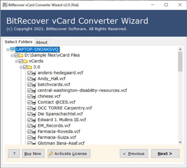 vCard转换软件下载 BitRecover vCard Converter Wizard(vCard文件转换器工具) v2.0.0 官方安装版-2