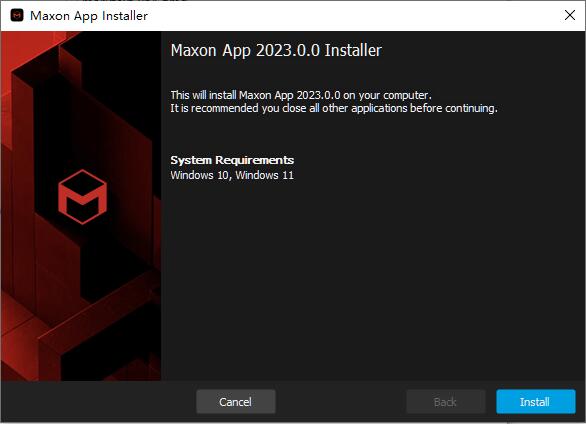 Maxon2023免费下载 Maxon App 2023(Maxon系列安装工具) V2023.0.0 官方最新版-1