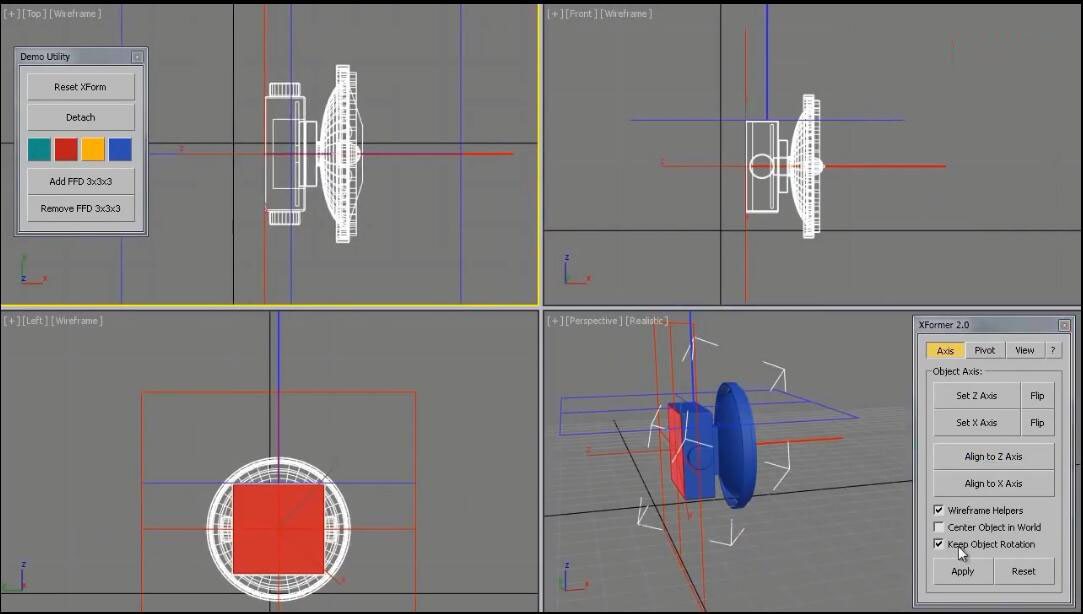 3DMAX插件下载 3DS MAX变形还原插件XFormer v2.5.8 for 3ds Max 2016-2024 免费版-1