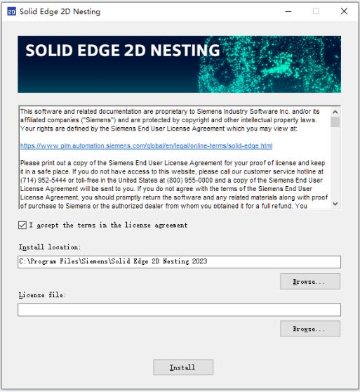 SolidEdge2023激活版下载 Siemens Solid Edge 2023 2D Nesting 2023_2210 最新免费破解版(附安装教程) 64位-2