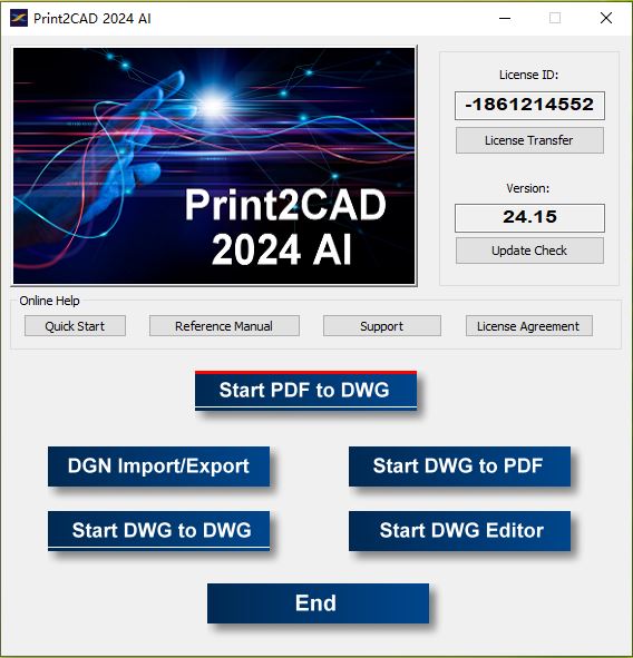 Print2CAD 2024 AI 激活补丁下载 pdf转dwg转换器 Print2CAD 2024 AI 破解补丁/注册机 v24.15 x64 绿色版-1