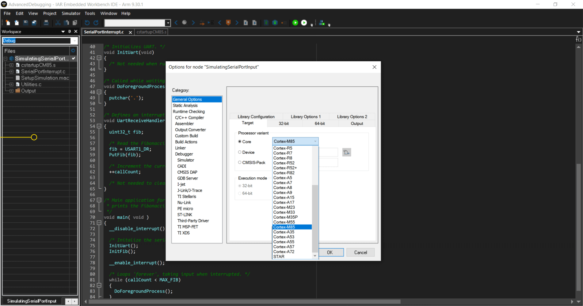 IAR Embedded Workbench for Arm 更新到 9.30 版本