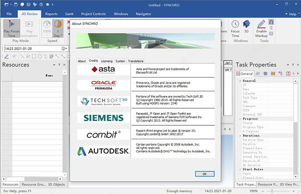 Synchro 4D下载 Synchro 4D 2020激活秘钥 免费版(附使用教程)-1