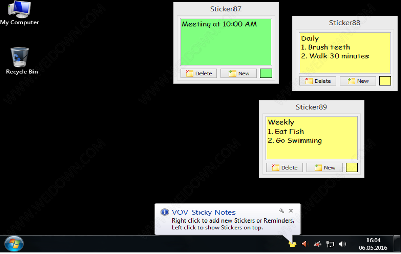 VovSoft Sticky Notes便携版下载 - VovSoft Sticky Notes 7.5 中文注册便携版