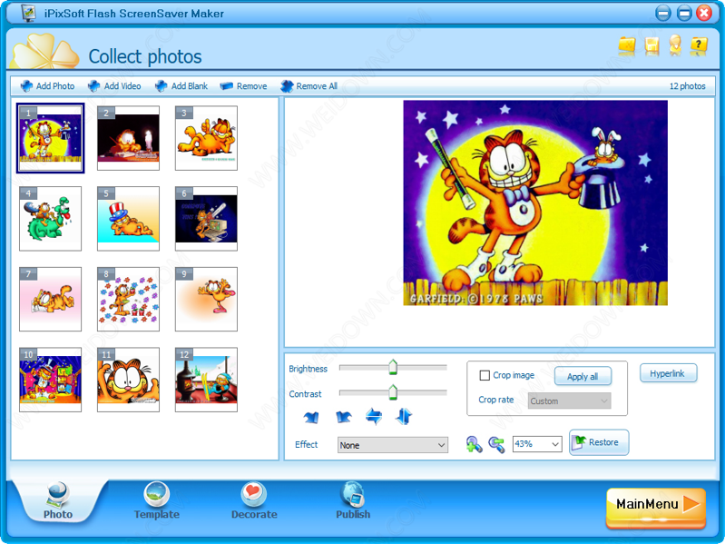 iPixSoft Flash ScreenSaver Maker