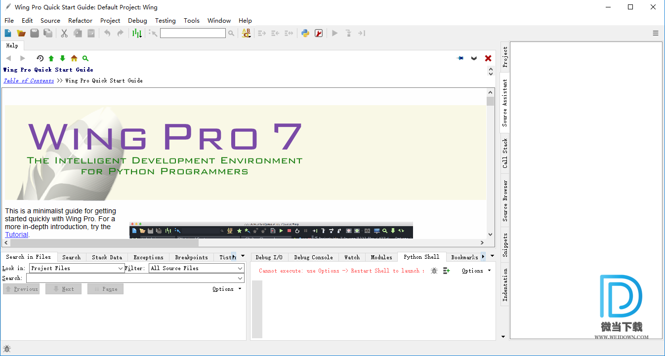 Wingware Wing Python IDE下载 - Wingware Wing Python IDE Python IDE开发工具 7.0.0.11 绿色破解版