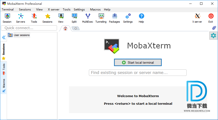 MobaXterm下载 - MobaXterm 远程终端控制软件 10.9 专业便携版