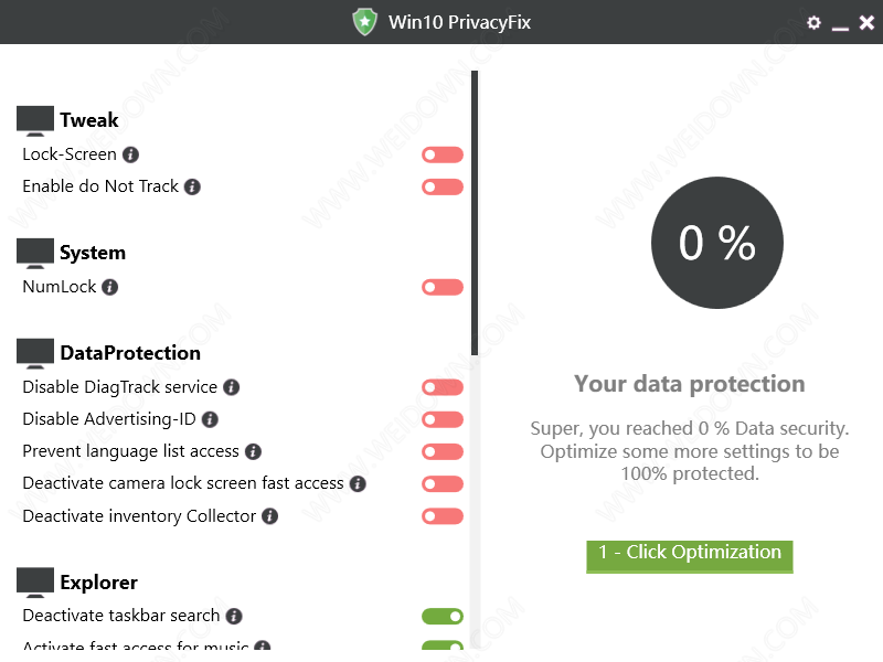 Abelssoft Win10 PrivacyFix