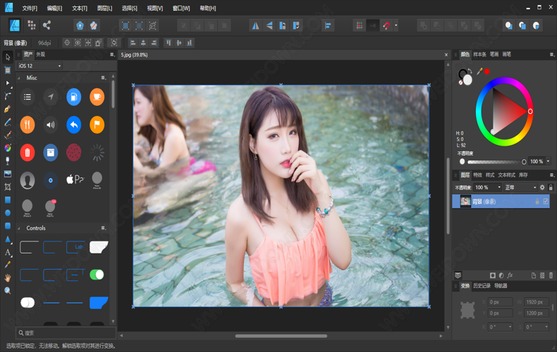 Affinity Designer便携版下载 - Affinity Designer 1.10.4.1198 中文注册便携版