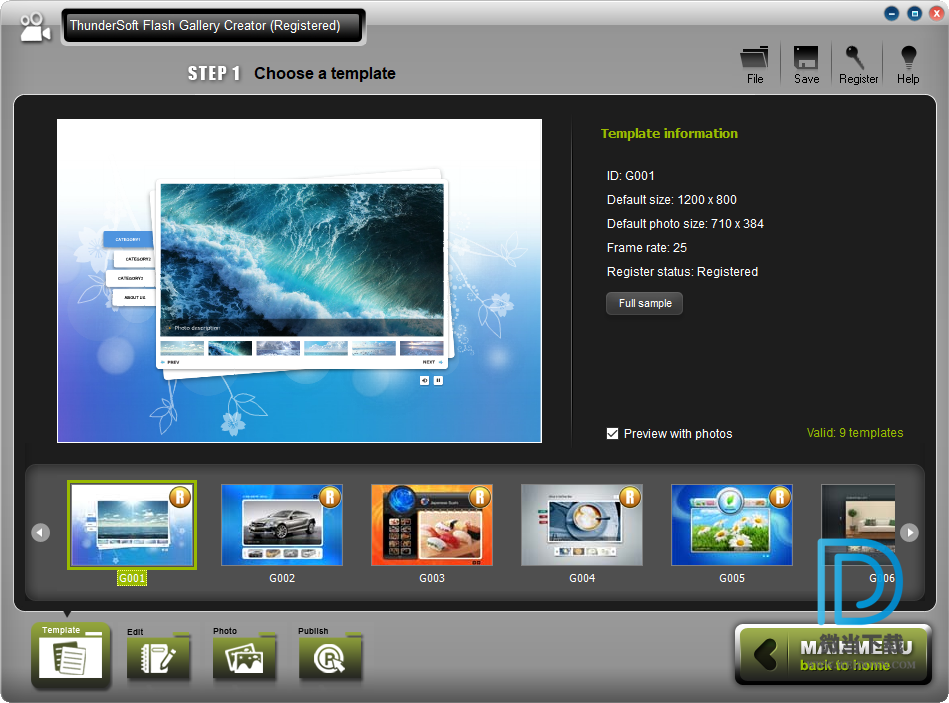 ThunderSoft Flash Gallery Creator下载 - ThunderSoft Flash Gallery Creator Flash相册制作软件 2.8.0 破解版