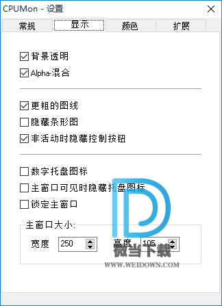 CPUMon下载 - CPUMon CPU监控检测 2.1 汉化绿色版