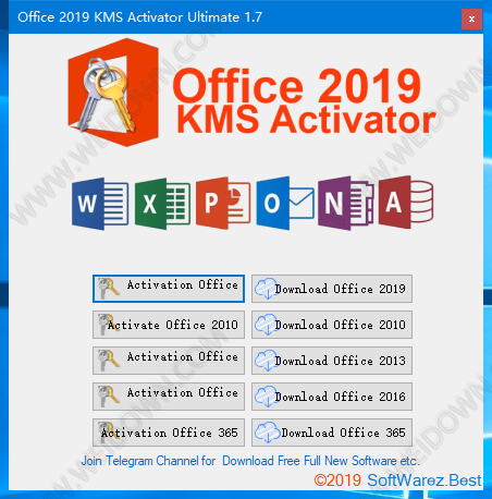 Office 2019 KMS下载 - Office 2019 KMS 1.7 免费官方版