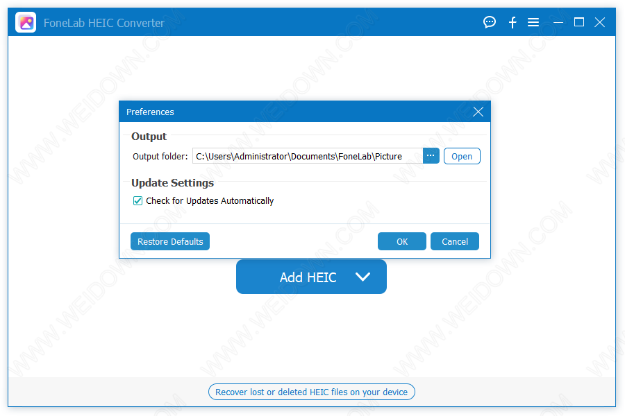 FoneLab HEIC Converter