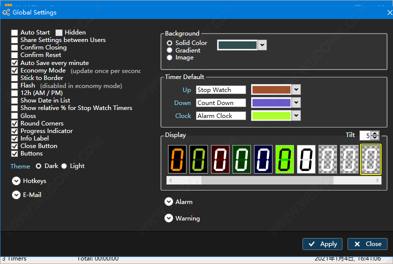 Programming Multi Timer