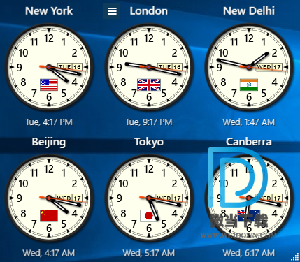 Sharp World Clock下载 - Sharp World Clock 桌面世界时钟 8.9.0 破解版