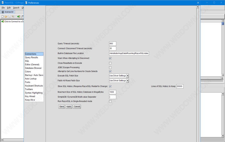 RazorSQL下载 - RazorSQL 10.1 官方版