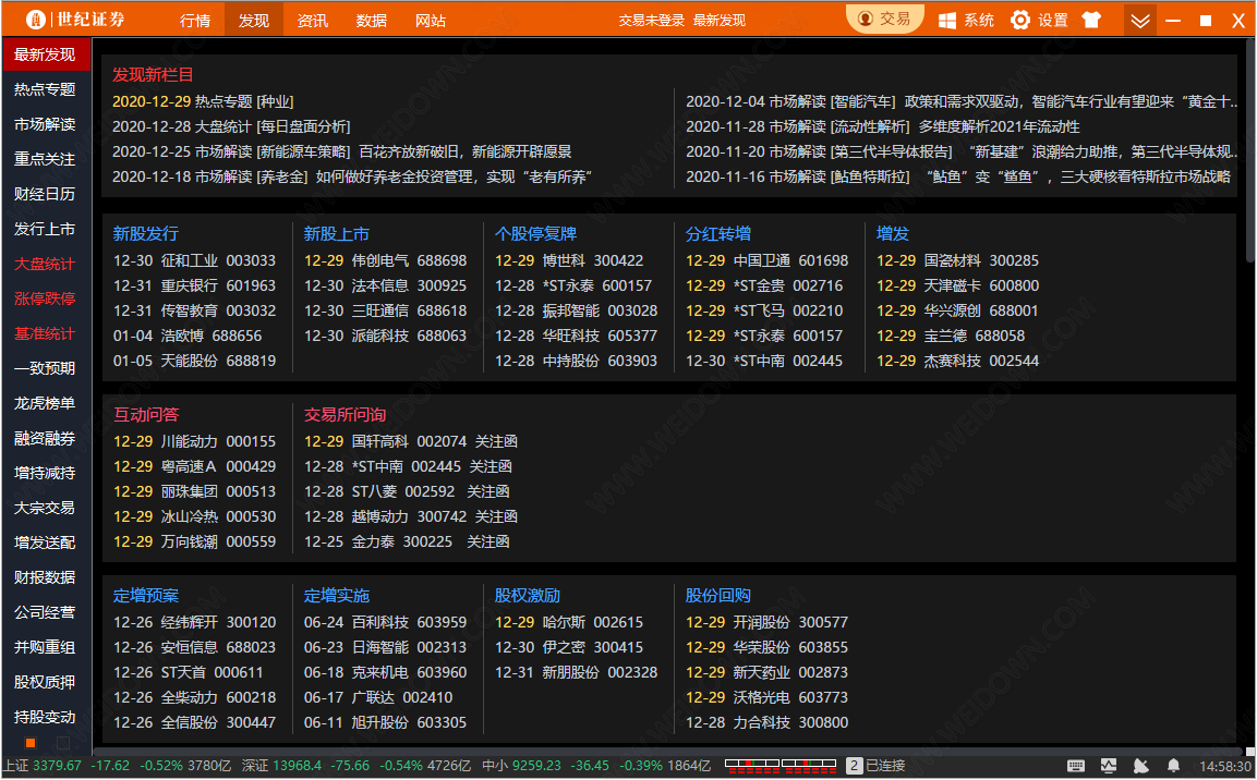 世纪证券通达信下载 - 世纪证券通达信 6.54 官方版