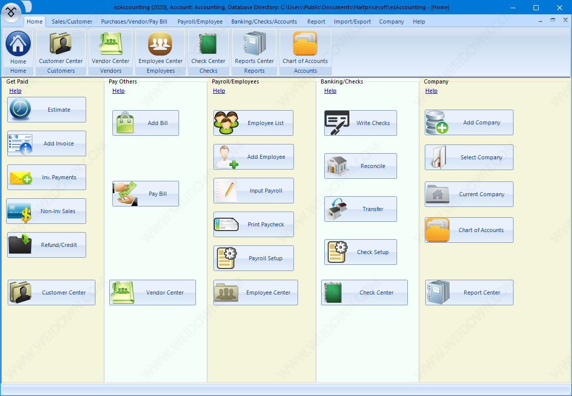 Halfpricesoft ezAccounting下载 - Halfpricesoft ezAccounting 2.10.15 破解版