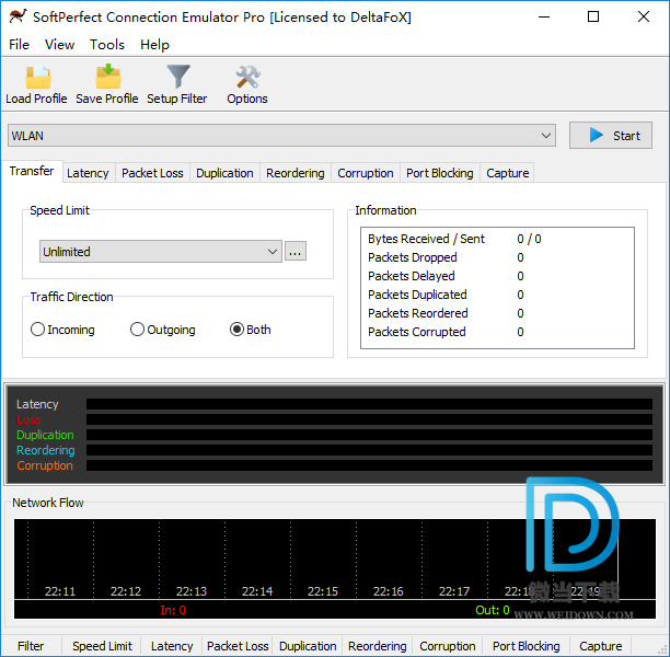 SoftPerfect Connection Emulator Pro下载 - SoftPerfect Connection Emulator Pro 网络测试软件 1.8 破解版