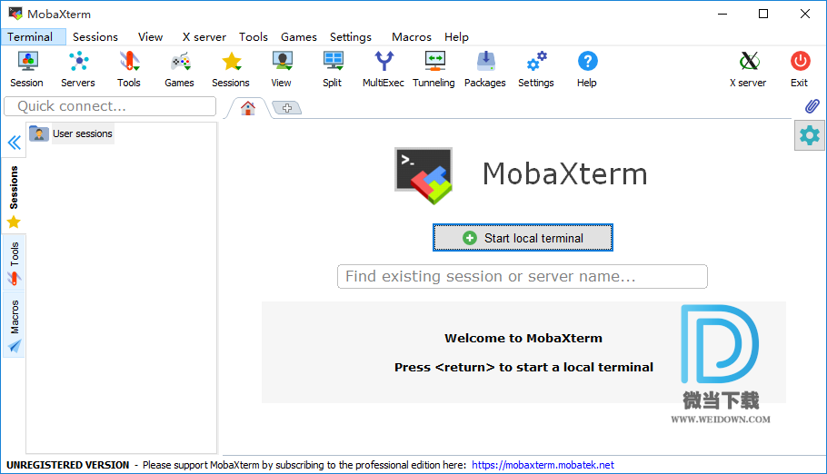 MobaXterm下载 - MobaXterm Pro Edition 远程控制 10.9 破解版