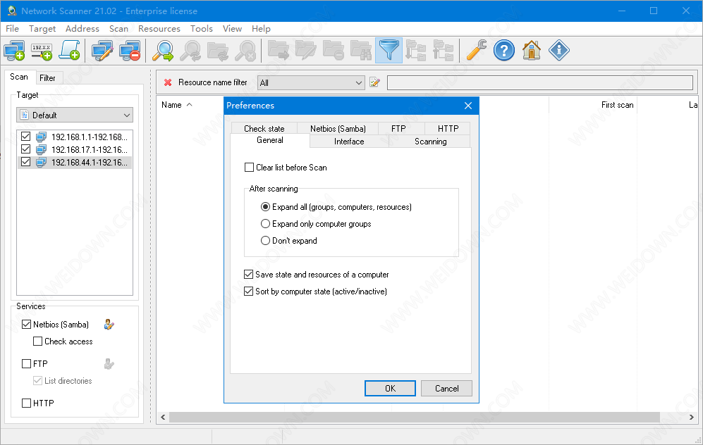 LizardSystems Network Scanner