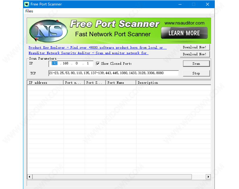 Free Port Scanner