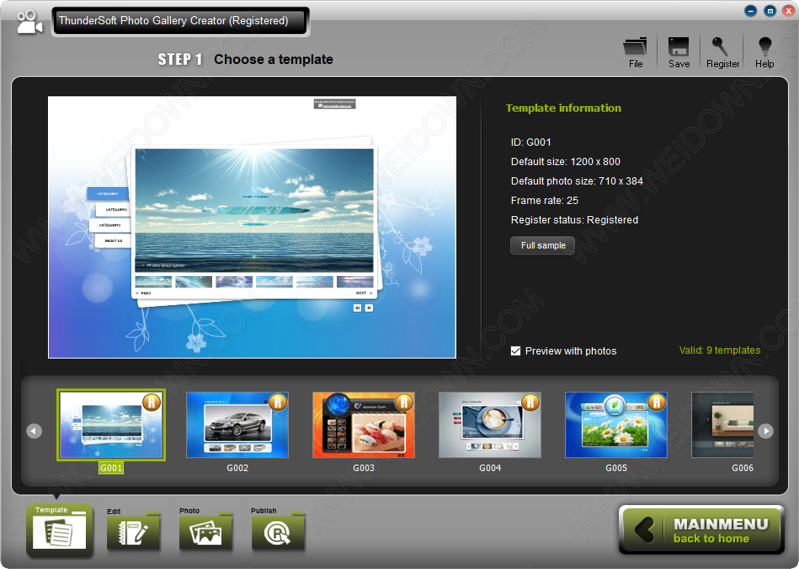 ThunderSoft Photo Gallery Creator