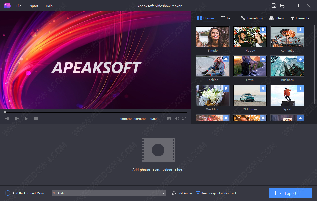 Apeaksoft Slideshow Maker-1