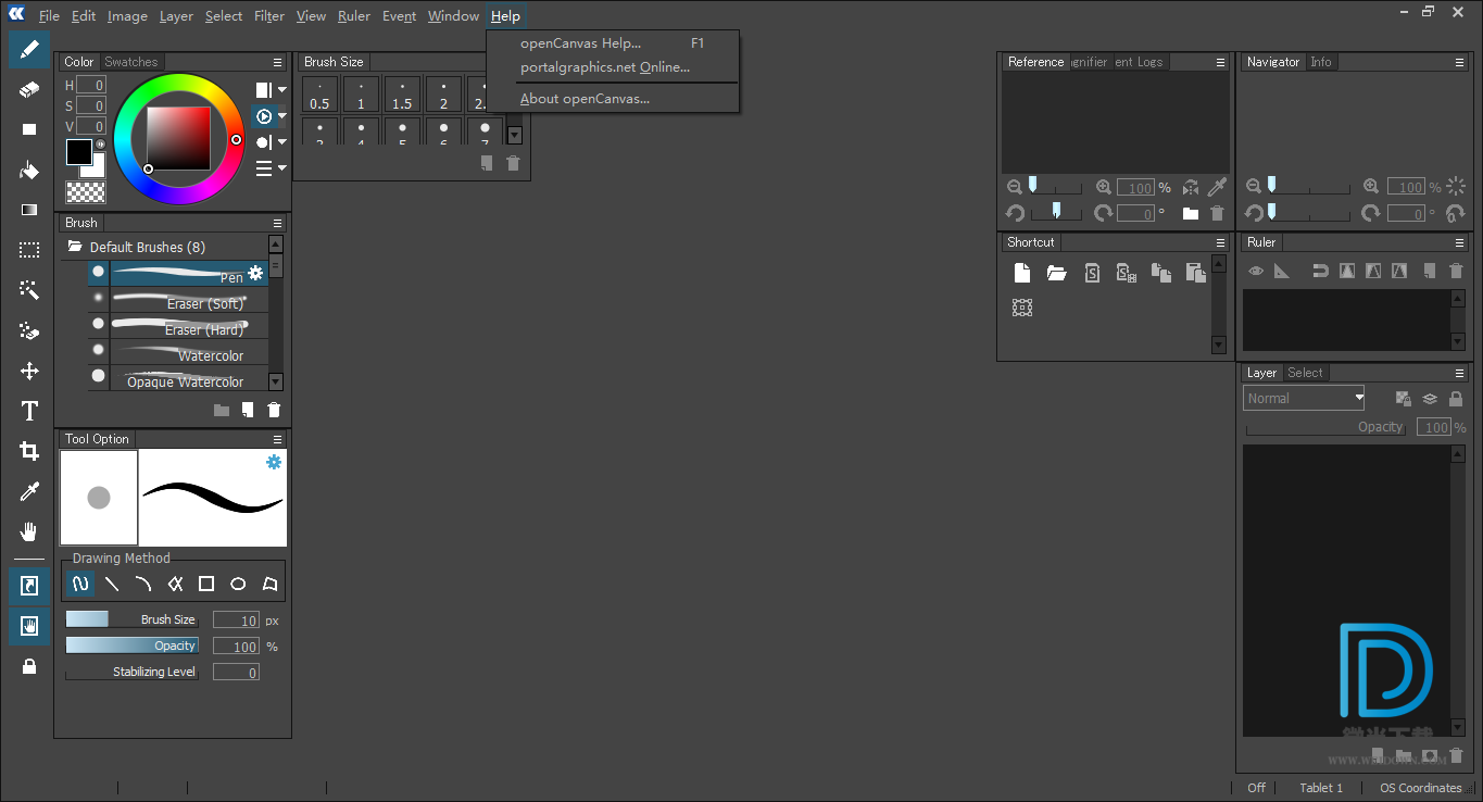 OpenCanvas下载 - OpenCanvas CG手绘软件 7.0.25 注册版