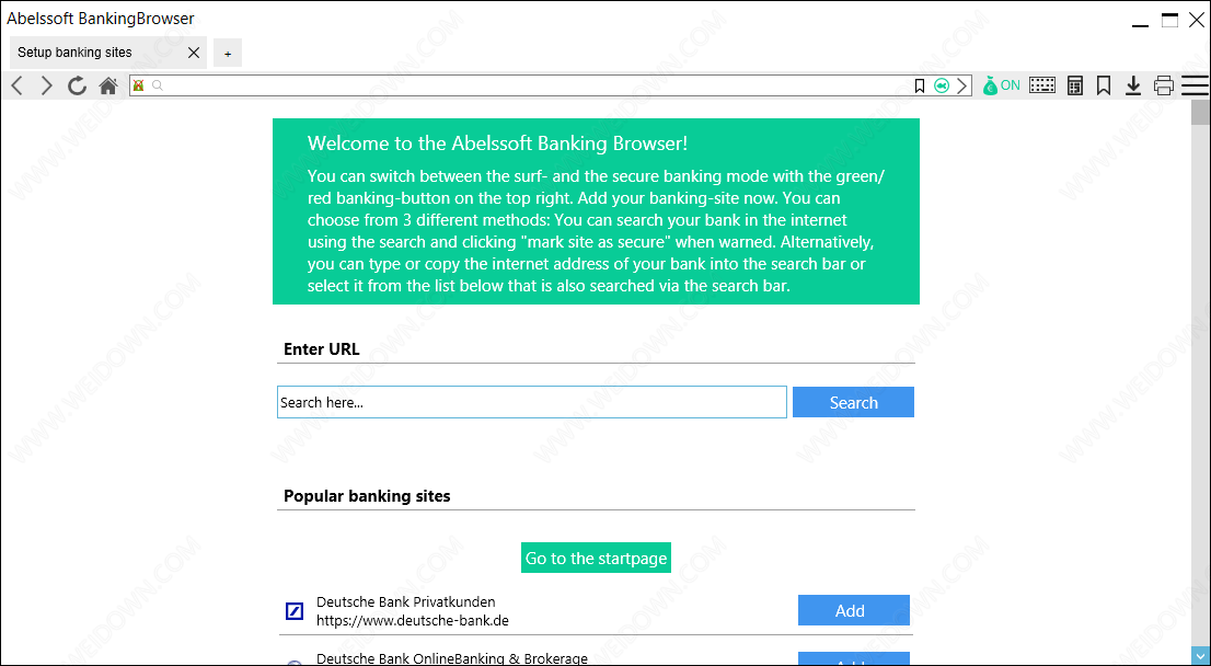 Abelssoft BankingBrowser