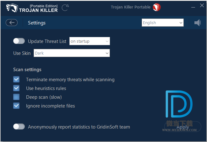 GridinSoft Trojan Killer下载 - GridinSoft Trojan Killer 木马查杀工具 2.1.34 绿色便携版