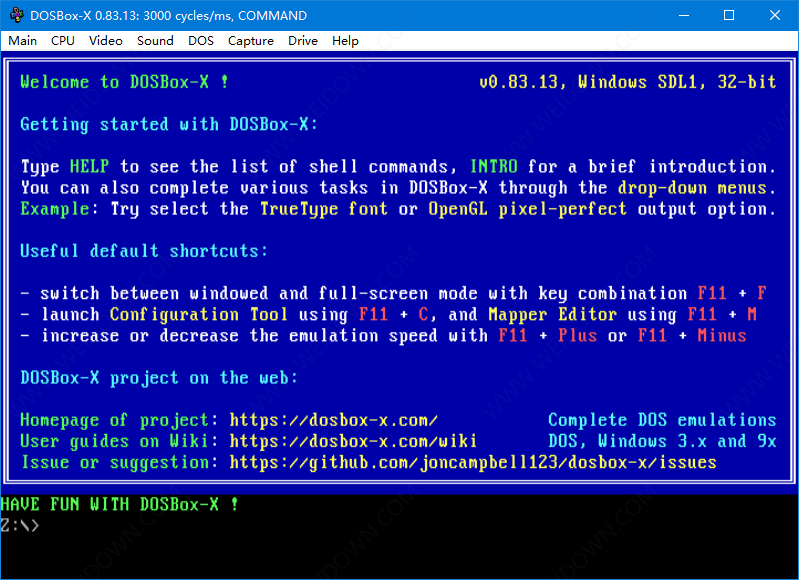 DOSBOX-X下载 - DOSBOX-X 0.83.15 绿色版