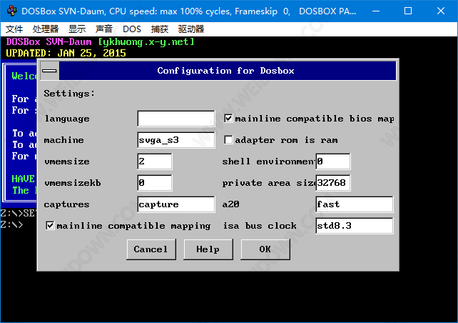 DOSBOX SVN-Daum