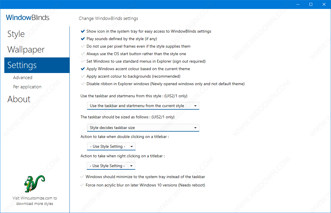 Stardock WindowBlinds