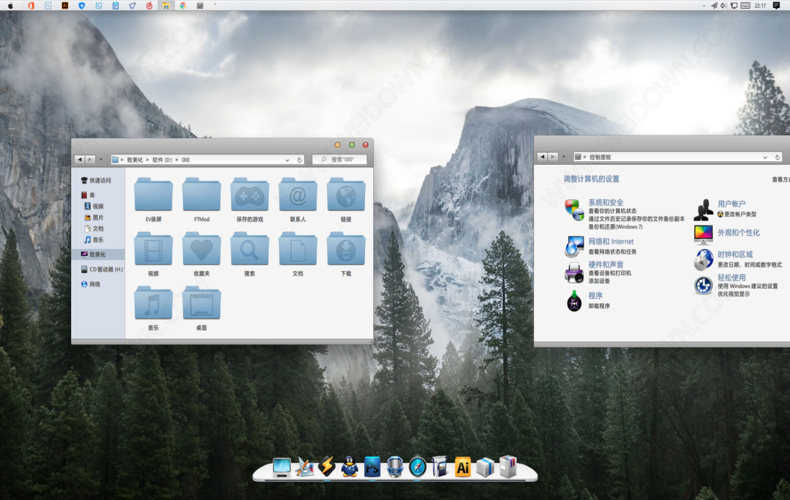 macOSX主题下载 - macOSX主题 For Win10