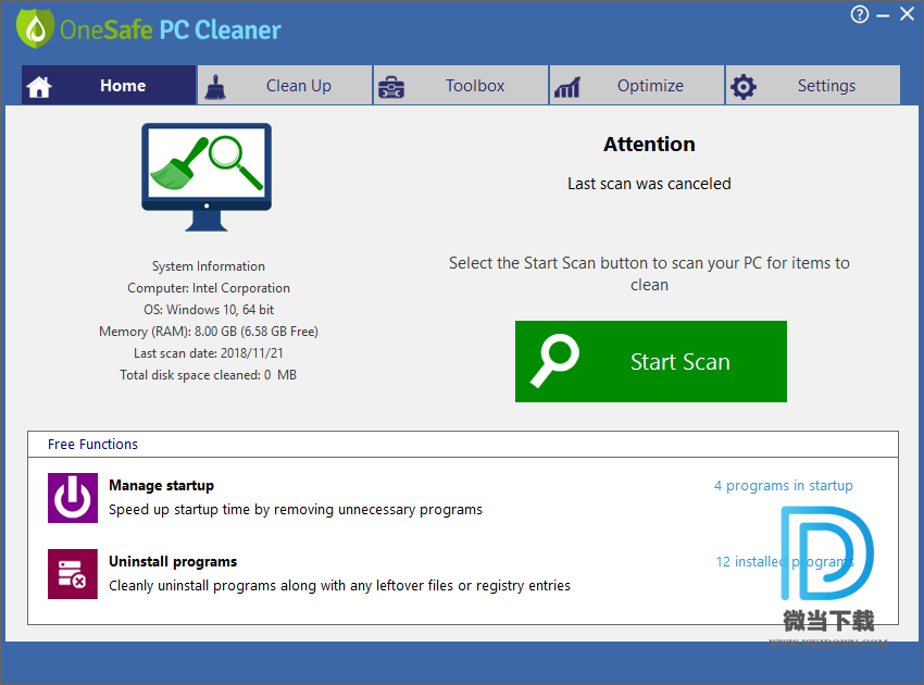 OneSafe PC Cleaner下载 - OneSafe PC Cleaner Pro 系统清理软件 6.9.9.0 官方版