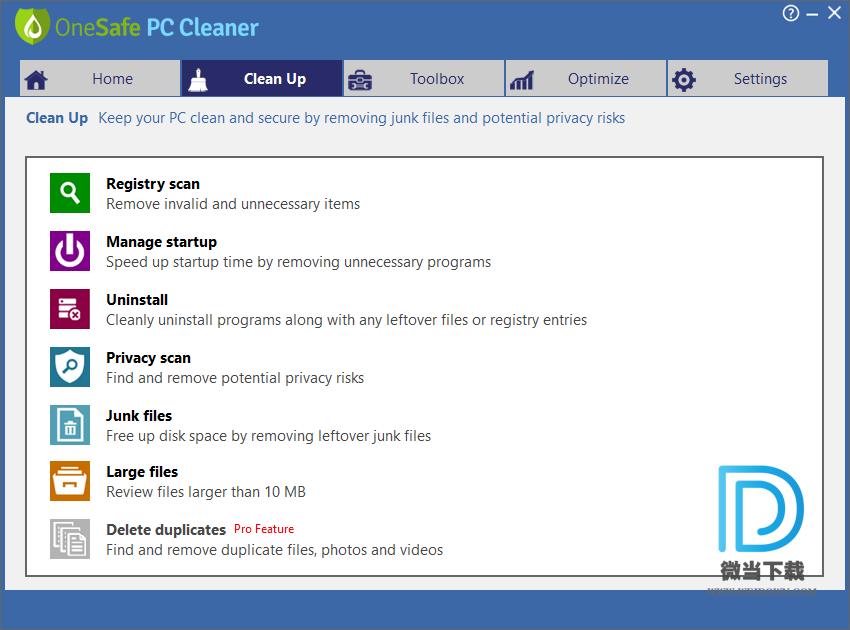 OneSafe PC Cleaner下载 - OneSafe PC Cleaner Pro 系统清理软件 6.9.9.0 官方版