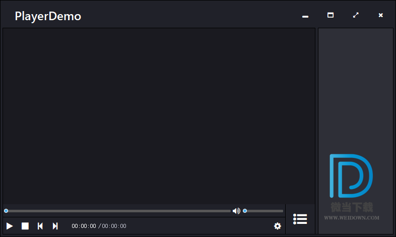 PlayerDemo下载 - PlayerDemo 视频播放器 0.1.0 官方版