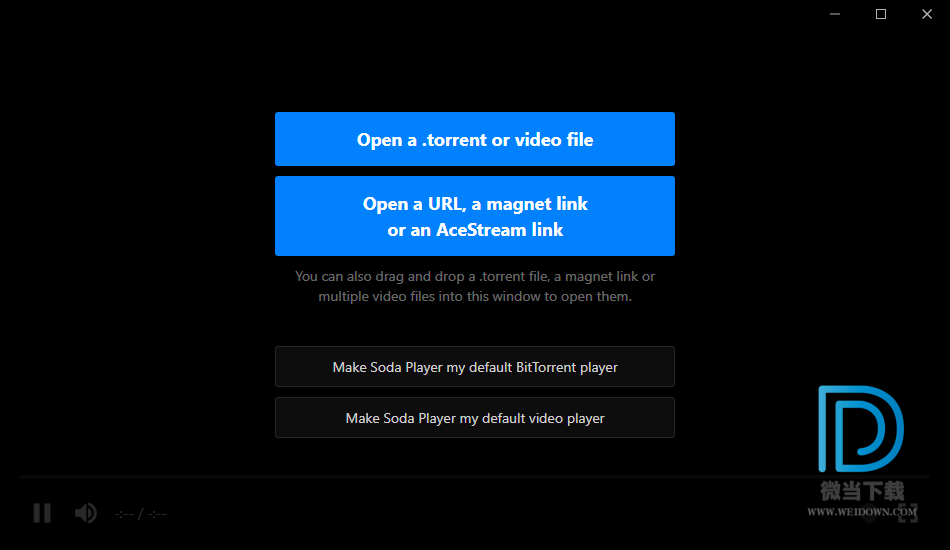 Soda Player下载 - Soda Player 磁力链接在线播放工具 1.4.2 官方版