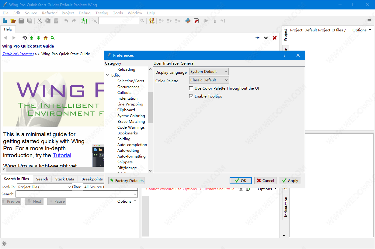 Wingware Wing IDE Pro下载 - Wingware Wing IDE Pro 7.2.6.0 破解版