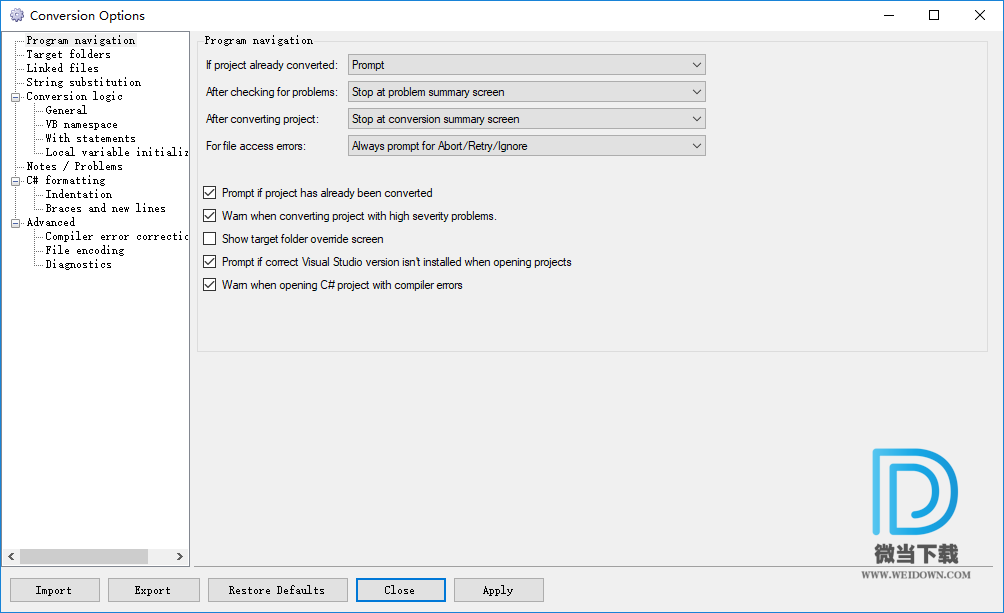 VB.Net to C Sharp Converter下载 - VB.Net to C Sharp Converter vb.net代码转化为c#代码 5.07 注册版