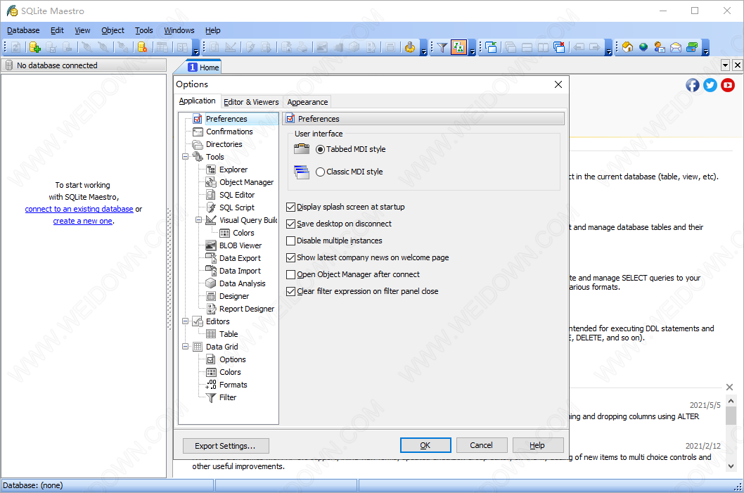 SQLite Maestro Pro