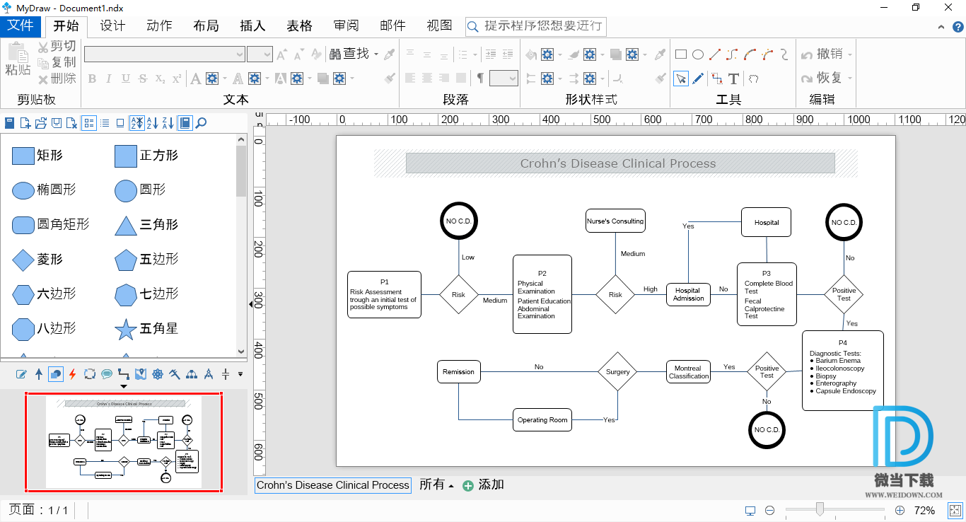 MyDrawv下载 - MyDrawv 思维导图软件 4.3.0 绿色破解版