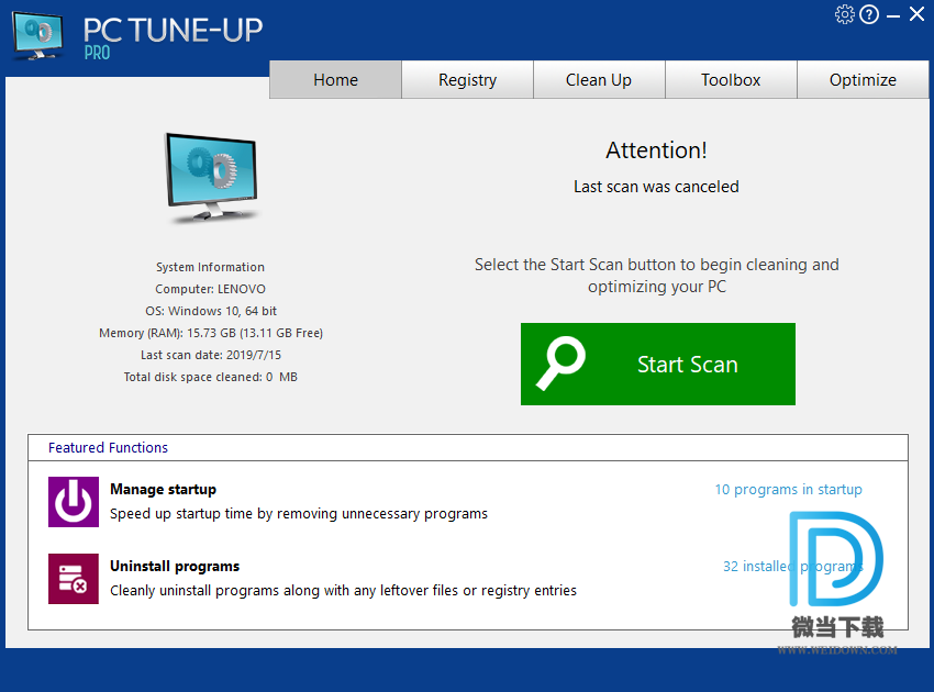 Large Software PC Tune-Up Pro下载 - Large Software PC Tune-Up Pro 系统优化工具 7.0.0.0 官方版