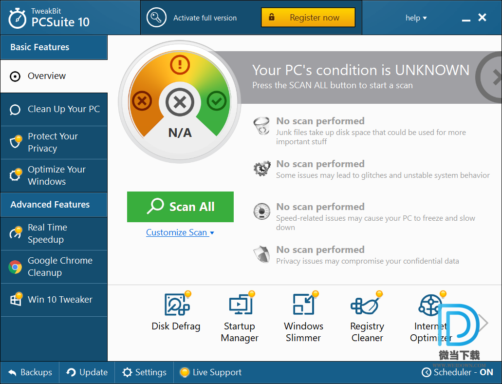 TweakBit PCSuite下载 - TweakBit PCSuite 系统清理优化 10.0.20.0 破解版